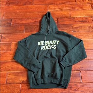 Forest Green Virginity Rocks Hoodie